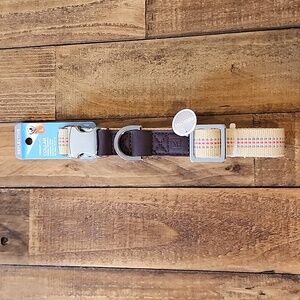 Vibrant Life Premium Dog Collar, tan, size Large